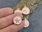 *5* 17x15mm 18k Gold Plated Brass w/Pink Enamel Starfish Charms